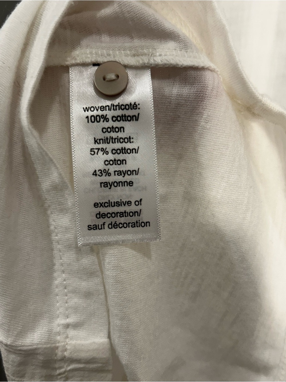 Maurices | Ruffle-Trim Button Front Sleeveless Top | Women’s | White | 1X - Picture 10 of 11